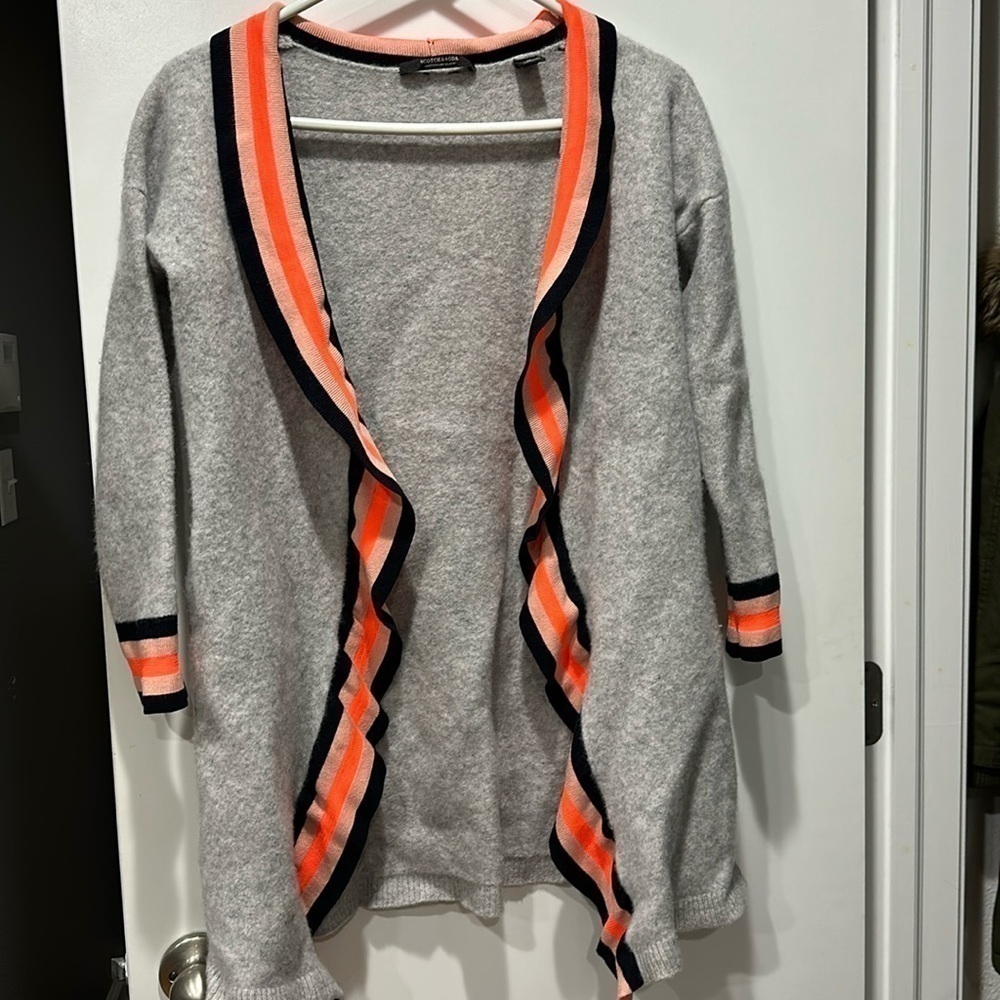 Scotch & Soda Luxury Knit Wool Cardigan